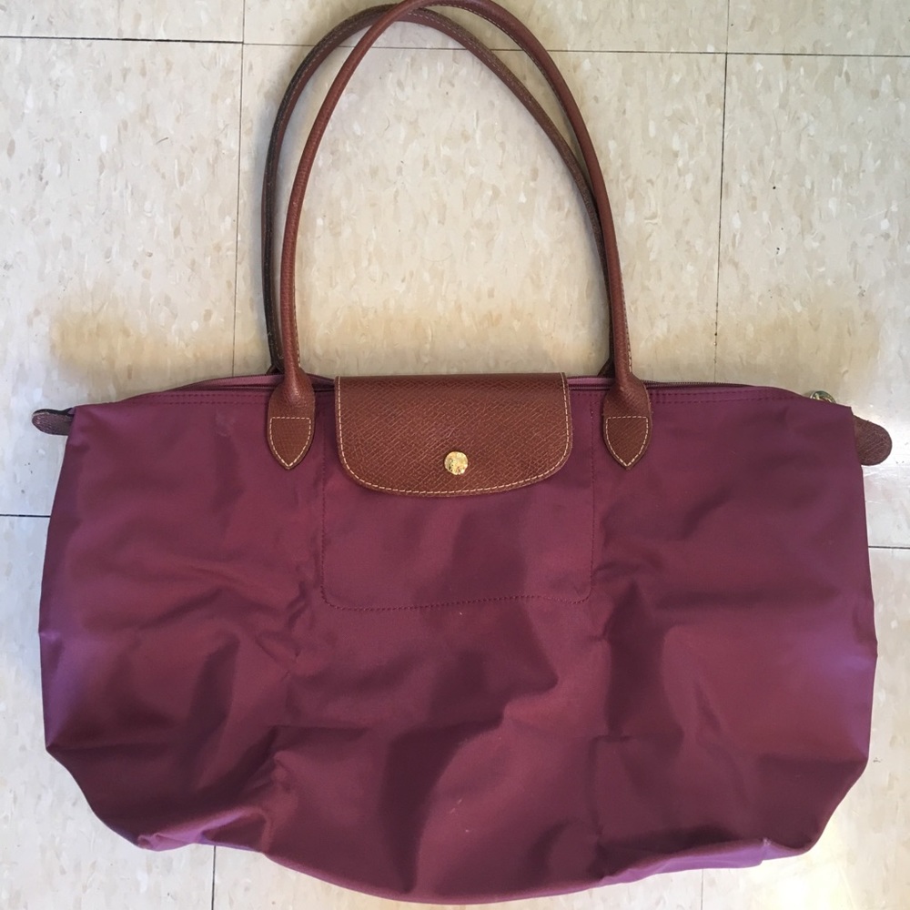 Longchamp Maroon Bag.